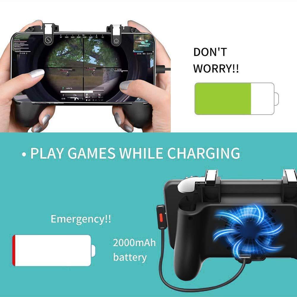 Mobile Gaming Controller/Trigger for PUBG/Fortnite/Rules of Survival Gaming  Grip - 