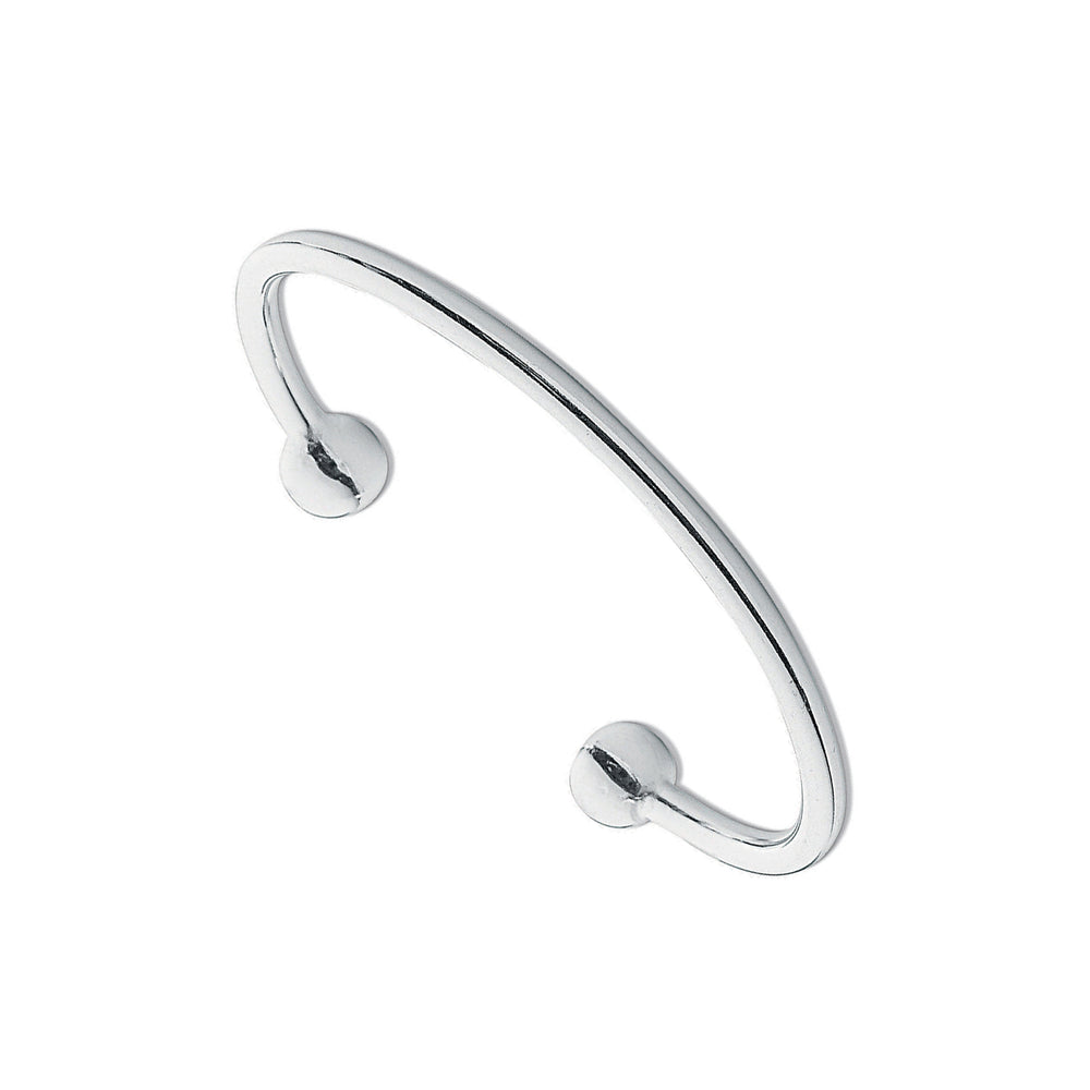 Silver Baby Torque Bangle – Giggy Jewellery