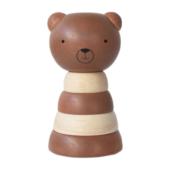 Wooden Ring Stacker - Bear