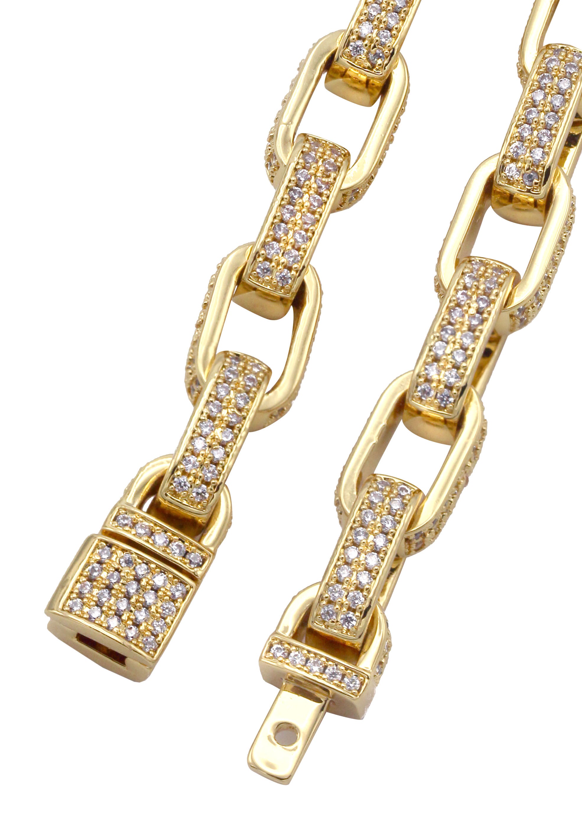 14k hermes link chain