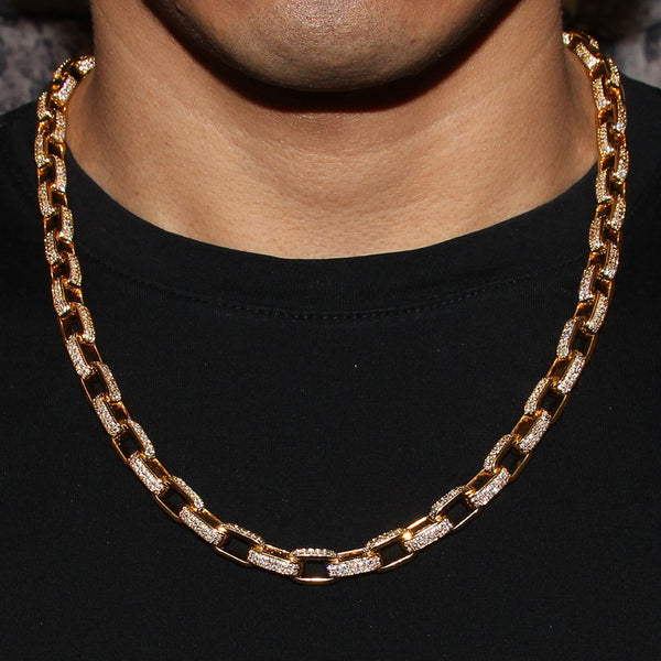 gold hermes link chain