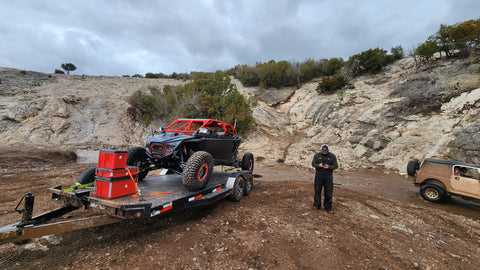 RZR Pro R 4 loaded on car huler