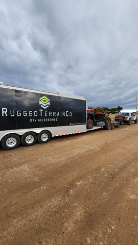 Loading RZR Pro R 4 into Rugged Terrain's Trailer