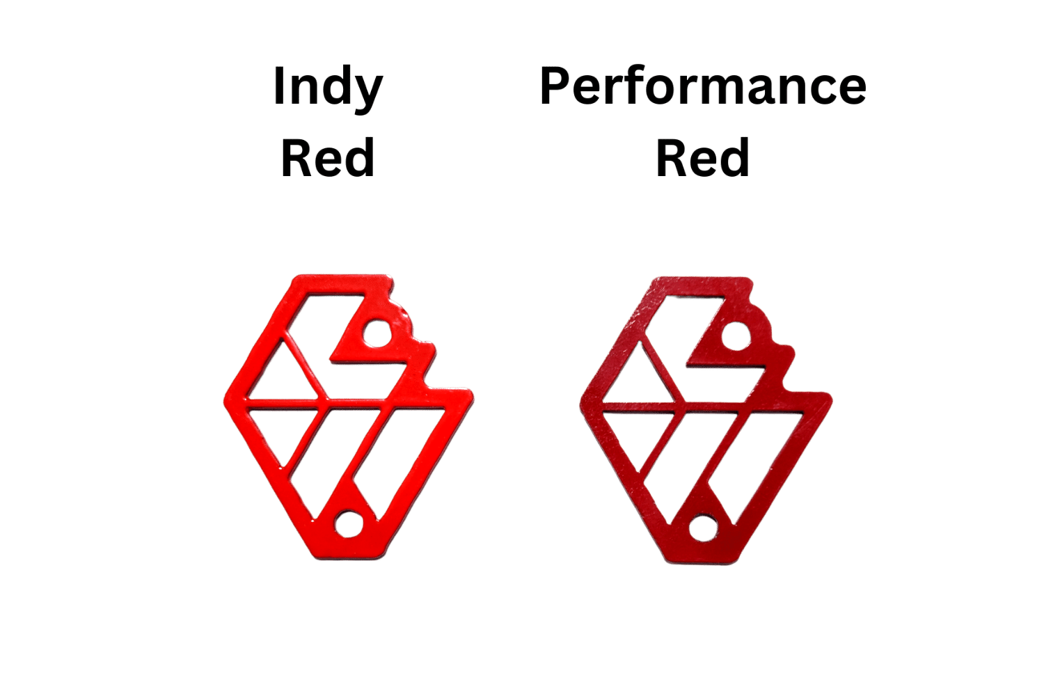 Polaris RZR Powder Coat Colors Indy Red, Performance Red
