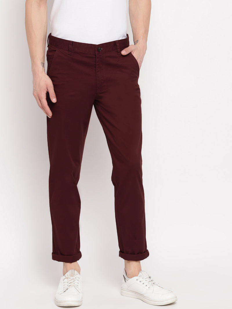 BOSS - Slim-fit trousers in linen with tie waist