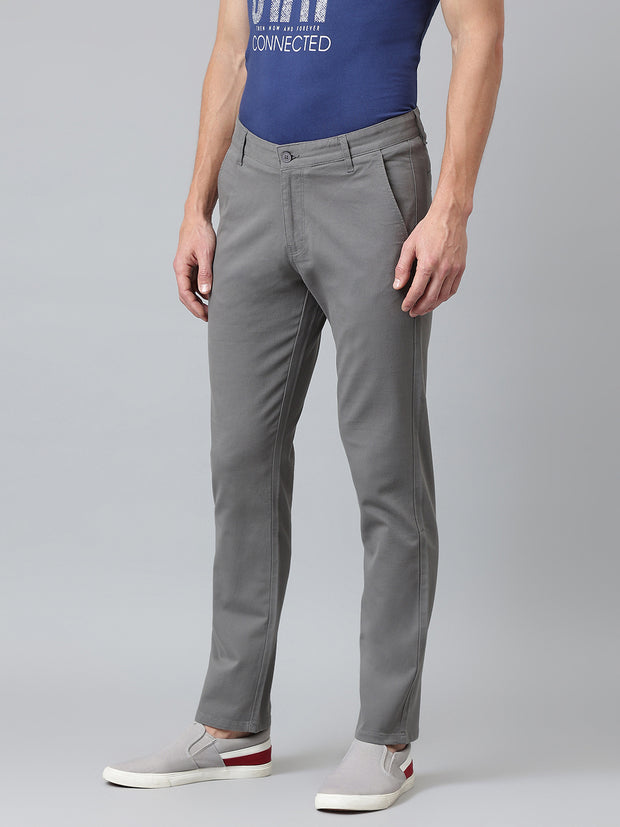 Slim fit light grey pants Stylish men's| Comfortable grey pants| Newsted  Comfort Slim Fit Light Grey