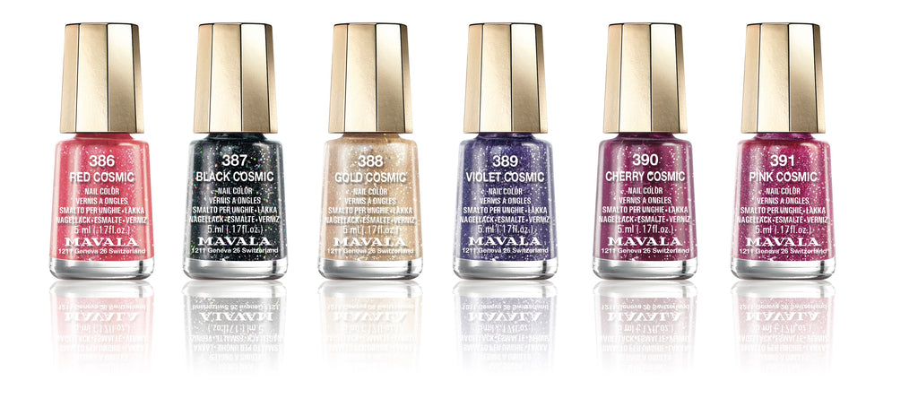 Mavala Cosmic Collection of Glitter Nail Polishes