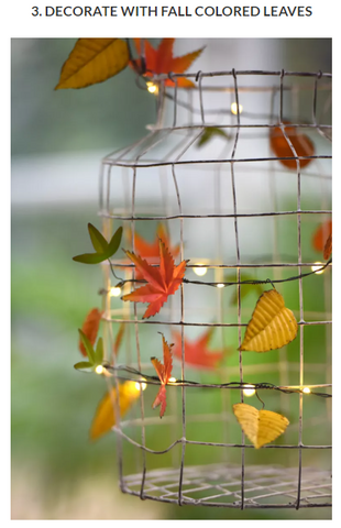 Our Autumn Leaves Fairy Lights in Real Homes