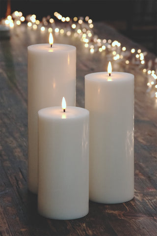 Trio of Pillar Candles