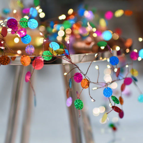 confetti fairy lights