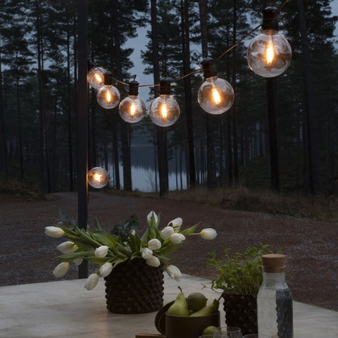 Outdoor Patio Table String Lighting