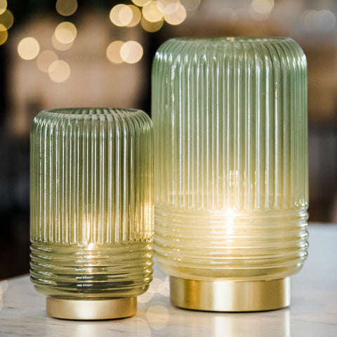 green cordless table lamps