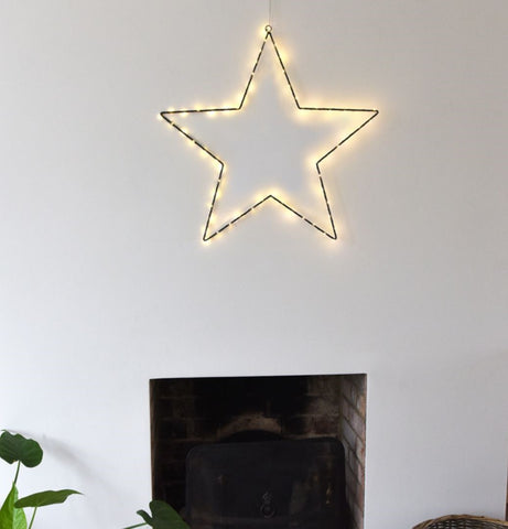 large star with lights