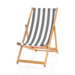 nautical striped deckchair