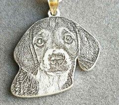 custom dog photo necklace