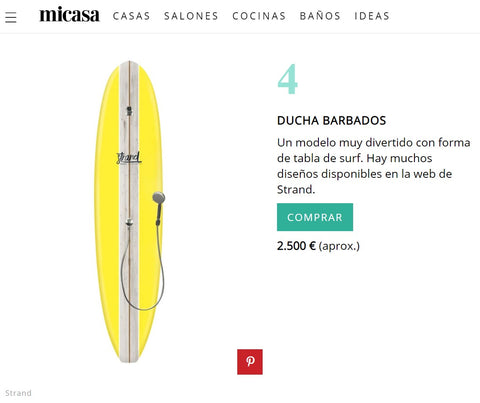 cStrand Boards Barbados Surfboard Shower listed on Micasa.