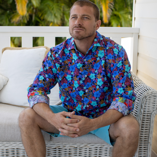 Bliss-mens-linen-floral-shirt