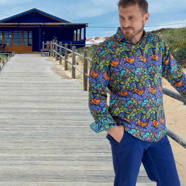 peacock-plume-shirt-cobalt-blue-memphis-pants