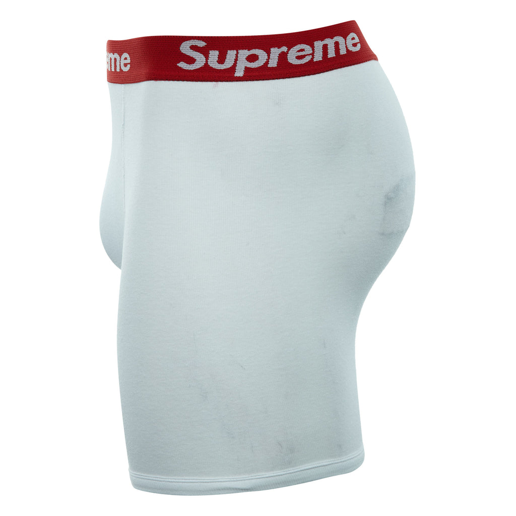Supreme Hanes Boxer 4 Pack Briefs White / Zoom the image with the mouse.