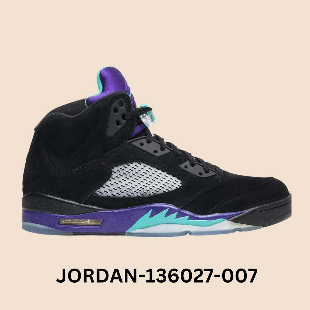 jordan 5 retro black grape