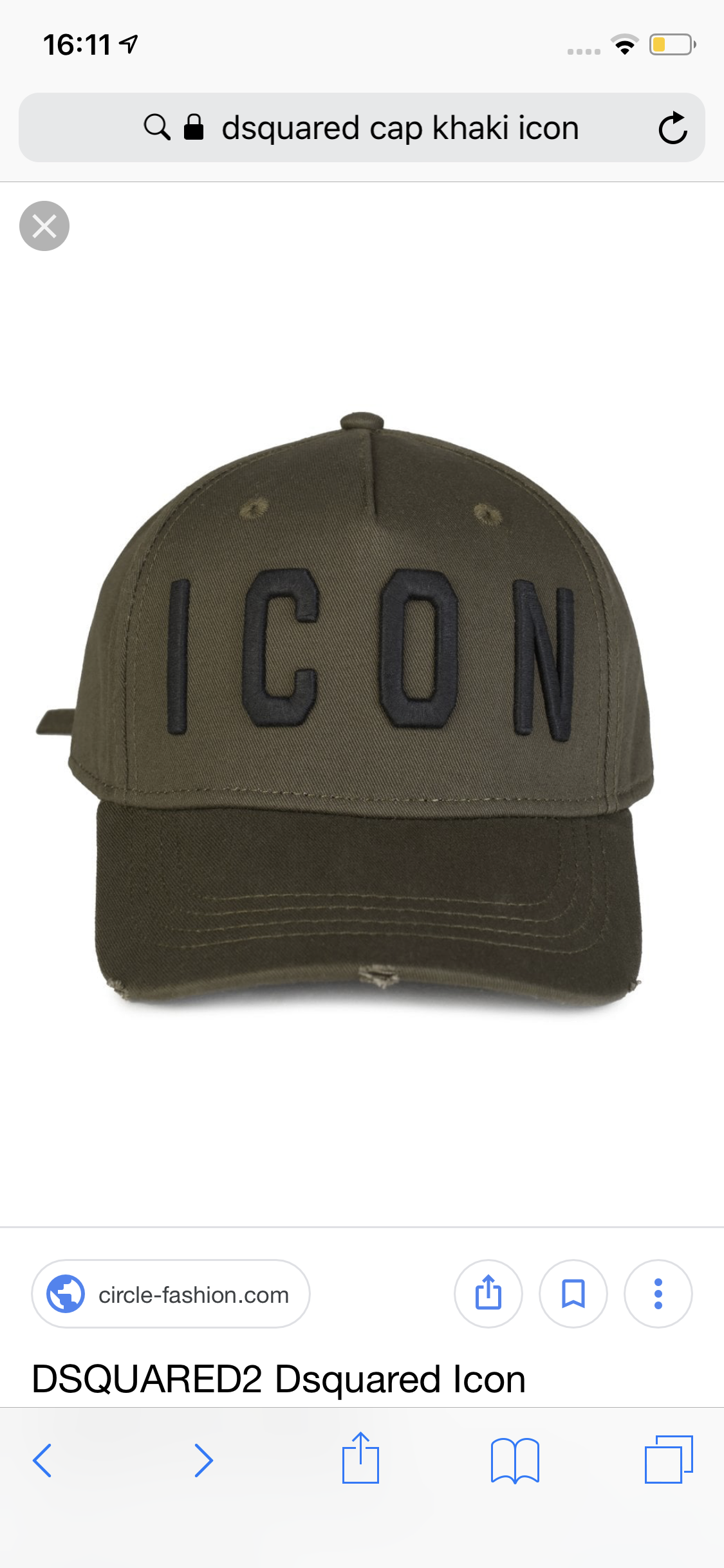 dsquared icon cap uk