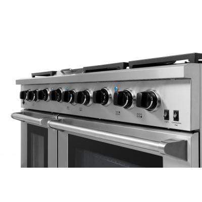 Thor 48 in. Double Oven Gas Range in Stainless Steel 6.8 ...