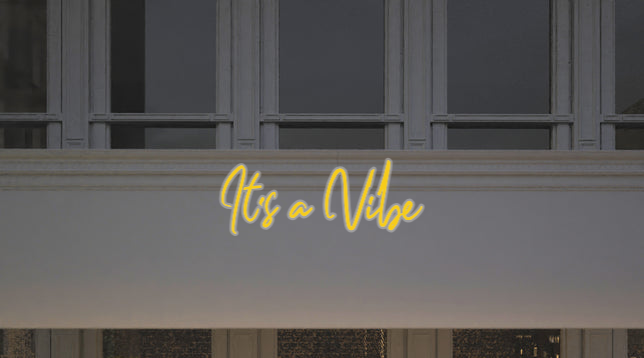 Custom text: It's a Vibe