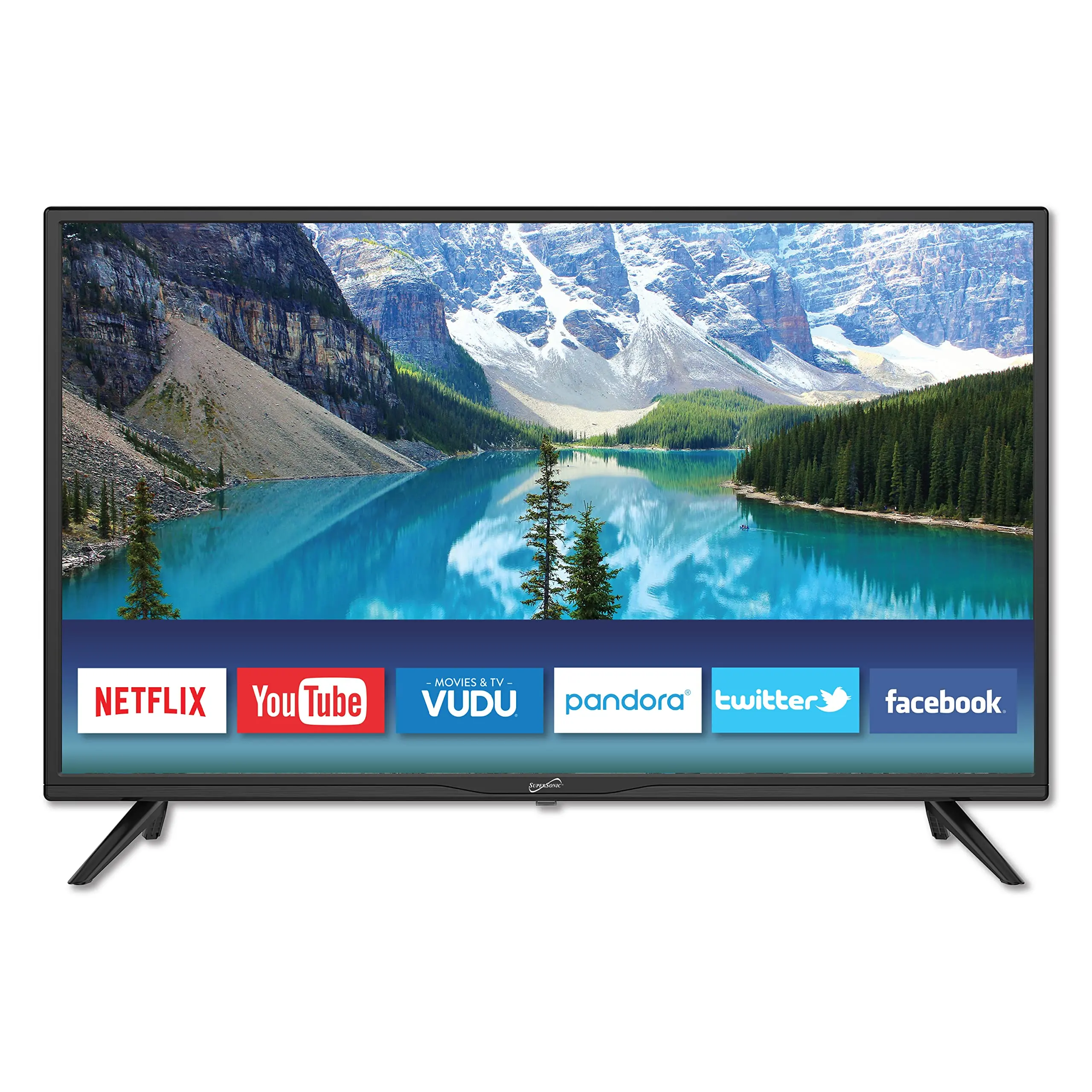 19 Inch Supersonic SC-1912 12 Volt AC/DC LED 1080p Digital HDTV w/ DVD  Player 