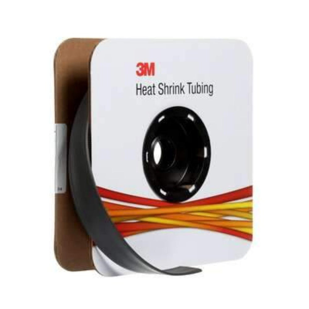 3m Fp 301 Black 3 4 In X 50 Ft Heat Shrink Thin Wall Tubing 1 91 Cm X Bsa Trading Inc