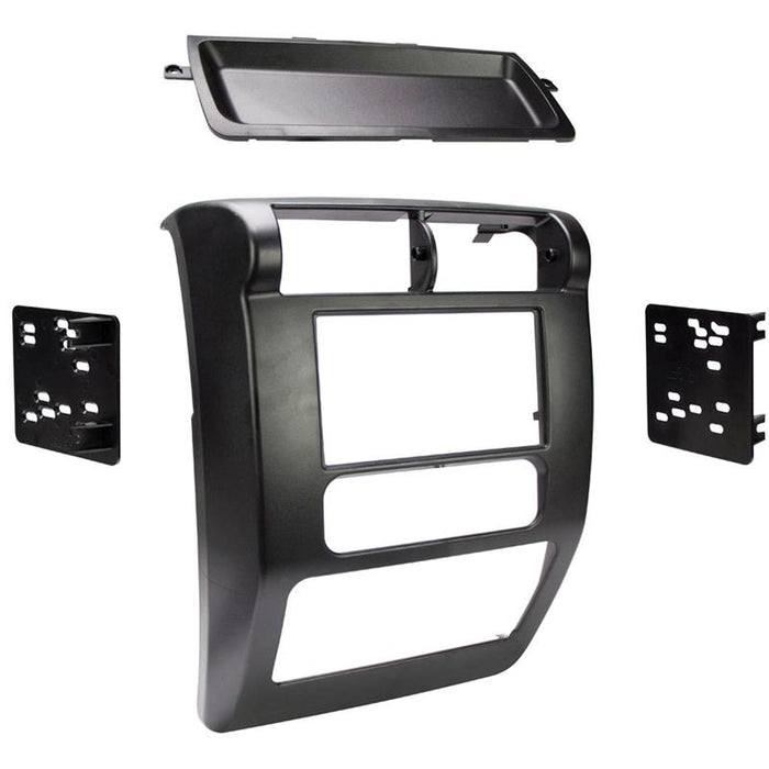Metra 95-6541 Matte Black Double DIN Dash Kit for 03-06 Jeep Wrangler — BSA  Trading Inc