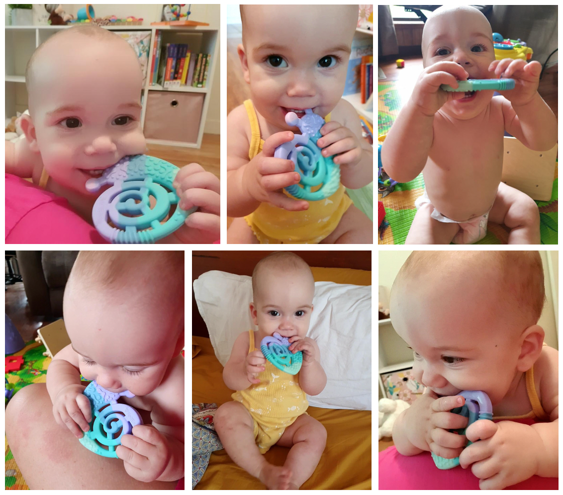 Nail Snail Pastel Teether