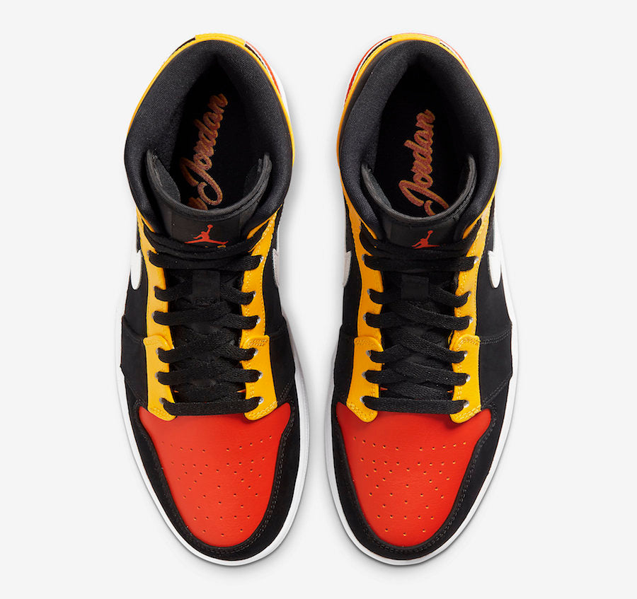 black amarillo jordan 1