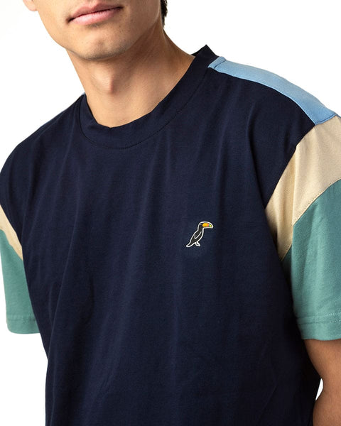 PLAYERA HOMBRE BLOQUES AIR COLORBLOCK 4.0 Marino