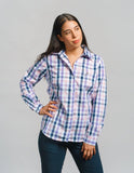 Camisa Mujer Cuadrada SQUARES SHIRT 4.0 Rosa