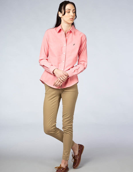 Camisa Mujer Manga Larga OXFORD ORIGINAL Coral