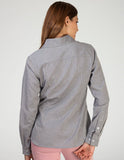 Camisa Mujer Manga Larga OXFORD ORIGINAL Gris