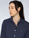 Camisa Mujer Manga Larga OXFORD ORIGINAL Marino