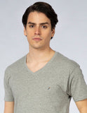 Playera Hombre Cuello en V AIR V NECK Gris