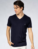 Playera Hombre Cuello en V AIR V NECK Marino