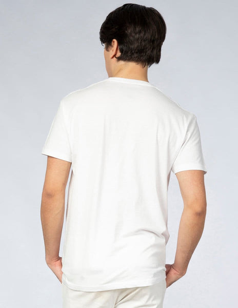 Playera Hombre Cuello redondo AIR Blanco