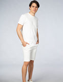 Playera Hombre Cuello redondo AIR Blanco