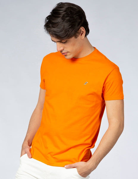 Playera Hombre Cuello redondo AIR Naranja