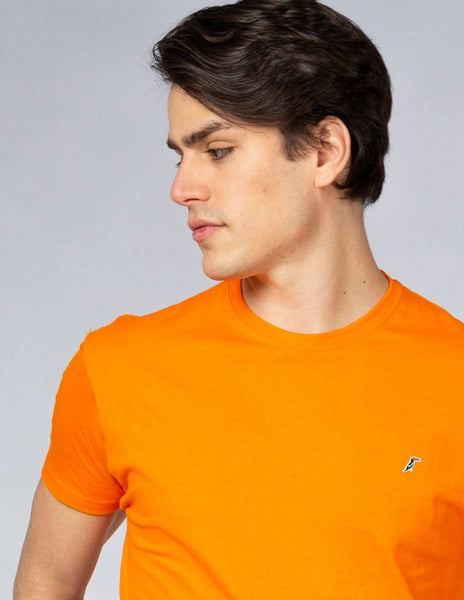 Playera Hombre Cuello redondo AIR Naranja