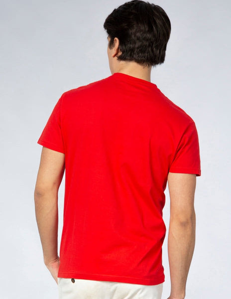 Playera Hombre Cuello redondo AIR Rojo