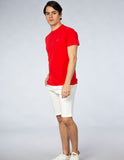 Playera Hombre Cuello redondo AIR Rojo