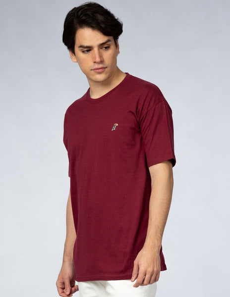 Playera Hombre Cuello redondo AIR Tinto