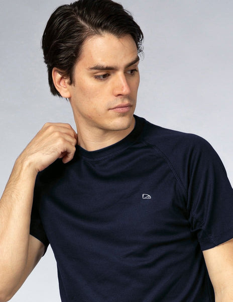 Playera Hombre Cuello redondo SPORT AIR Marino