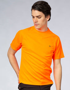 Playera Hombre Cuello redondo SPORT AIR Naranja Fluor