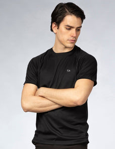 Playera Hombre Cuello redondo SPORT AIR Negro