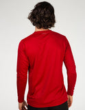 Playera Hombre Manga Larga AIR SPORT LONG Rojo